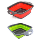 Escorredor Retrátil de Silicone | Para Frutas, Verduras e Massas