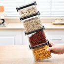 Potes Herméticos Organizadores para Cozinha | Kit com Vedação