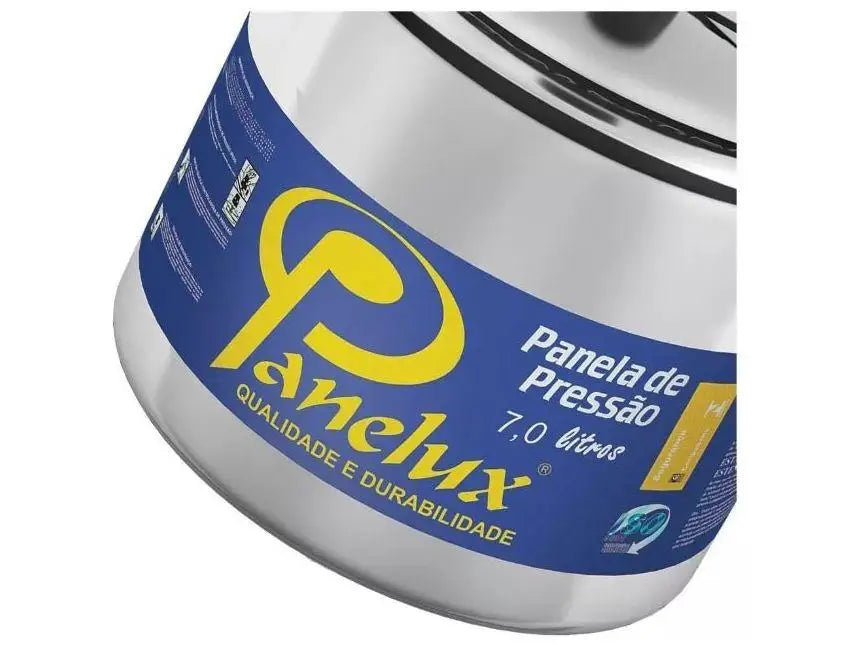 Panela de Pressão Panelux Classic 7 Litros | Alumínio Polido