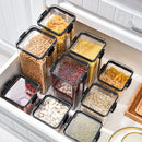 Potes Herméticos Organizadores para Cozinha | Kit com Vedação