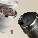 Caneca Térmica Inox 304 com Tampa e Alça | Antivazamento