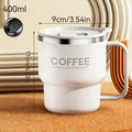 Caneca Térmica Inox 304 com Tampa e Alça | Antivazamento
