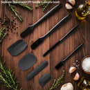Kit Utensílios de Silicone 6 Peças | Espátulas e Pincel Culinário