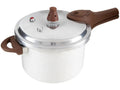Panela de Pressão Brinox Ceramic Life Pressure 4,2L Vanilla com Indução
