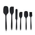 Kit Utensílios de Silicone 6 Peças | Espátulas e Pincel Culinário