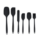 Kit Utensílios de Silicone 6 Peças | Espátulas e Pincel Culinário