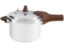 Panela de Pressão Brinox Ceramic Life Pressure 4,2L Vanilla com Indução