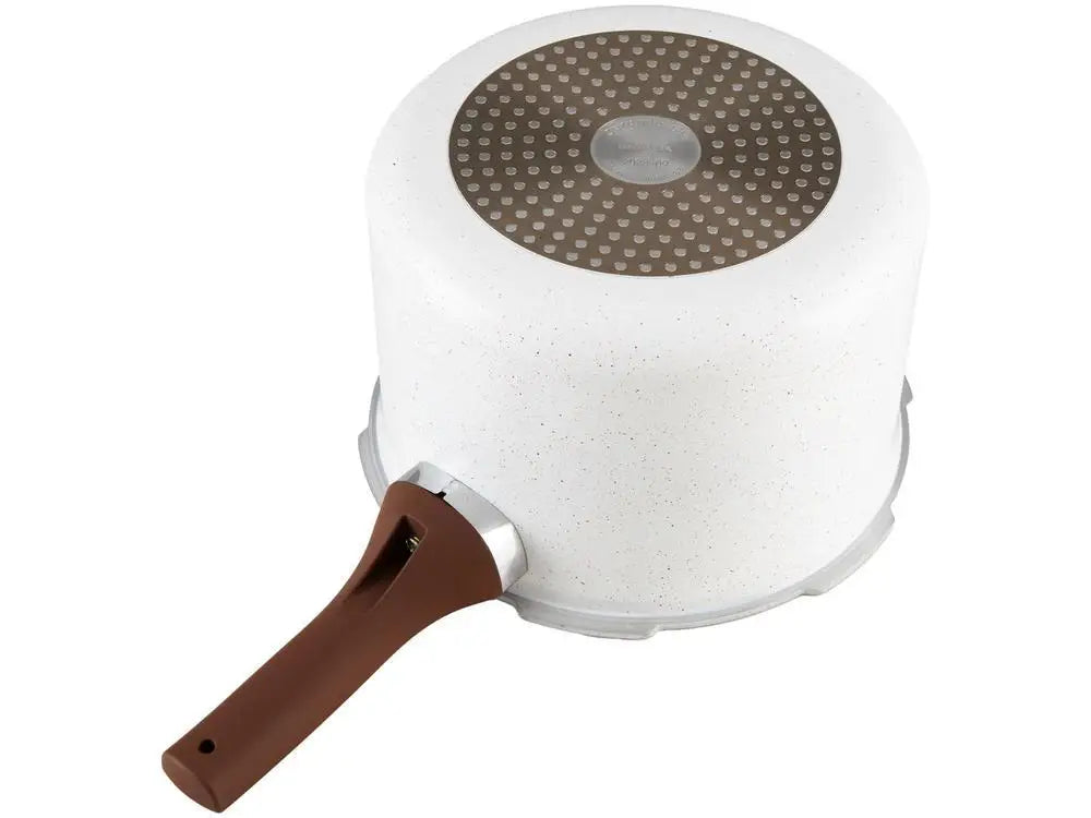 Panela de Pressão Brinox Ceramic Life Pressure 4,2L Vanilla com Indução