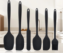 Kit Utensílios de Silicone 6 Peças | Espátulas e Pincel Culinário