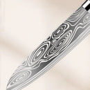 Faca Chef Premium Textura Damascus em Aço Inoxidável