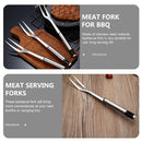Garfo para Churrasco em Aço Inox | Garfo Trinchante Longo para Carnes