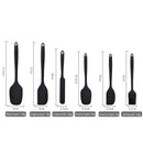Kit Utensílios de Silicone 6 Peças | Espátulas e Pincel Culinário